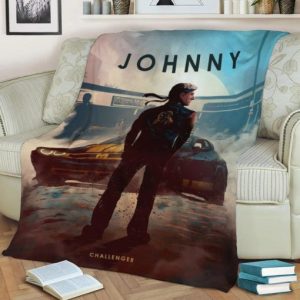 JOHNNY LAWRENCE FLEECE BLANKET GIFT FOR FAN