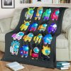 AMONG US FLEECE BLANKET GIFT FOR FAN