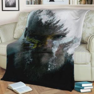 KING BJORN BEST SELLER FLEECE BLANKET GIFT FOR FAN