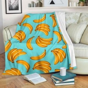 BLUE BANANA BEST SELLER FLEECE BLANKET GIFT FOR FAN
