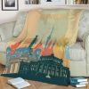 BERLIN CITY RETRO BEST SELLER FLEECE BLANKET GIFT FOR FAN