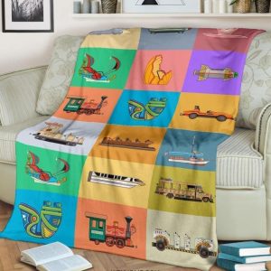 FUNNY VEHICLE CARTOON BEST SELLER FLEECE BLANKET GIFT FOR FAN