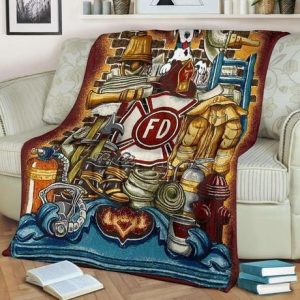 GIFT FOR FIREMAN’S PRIDE BESTSELLER FLEECE BLANKET GIFT FOR FAN