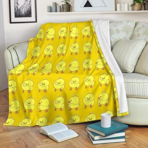 CUTE CHICKEN FLEECE BLANKET GIFT FOR FAN