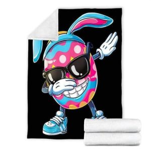 DABBING EASTER EGG BESTSELLER FLEECE BLANKET GIFT FOR FAN