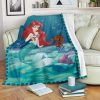 DACHSHUND MERMAID FLEECE BLANKET GIFT FOR FAN