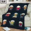 BEER ROLE PLAY FLEECE BLANKET GIFT FOR FAN