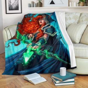 EVA WIEDERMANN HEARTHSTONE FLEECE BLANKET GIFT FOR FAN