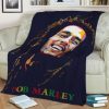 BOB MARLEY FLEECE BLANKET GIFT FOR FAN