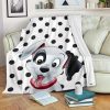 CUTE DALMATIAN FLEECE BLANKET GIFT FOR FAN