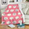 FUNNY DOT PINK DALMATIAN FLEECE BLANKET GIFT FOR FAN