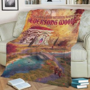 EVERSONG WOODS NOVEL BEST SELLER FLEECE BLANKET GIFT FOR FAN