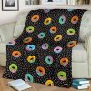 DONUT FULL COLOR BEST SELLER FLEECE BLANKET GIFT FOR FAN