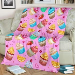 CUPCAKE BEST SELLER FLEECE BLANKET GIFT FOR FAN