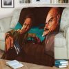 BREAKING BAD FLEECE BLANKET GIFT FOR FAN
