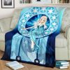ELSA FROZEN PREMIUM FLEECE BLANKET GIFT FOR FAN
