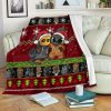 BABY GROOT TOOTHLESS CHRISTMAS FLEECE BLANKET GIFT FOR FAN