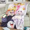 CUTE SUPER MARIO BROS PRINCESS BOWSETTE AND BOOSETTE BEST SELLER FLEECE BLANKET GIFT FOR FAN