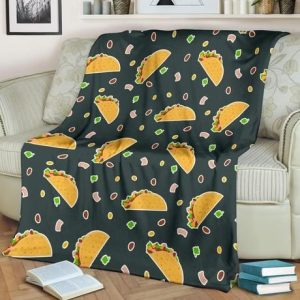 LOVE FOOD TACO BEST SELLER FLEECE BLANKET GIFT FOR FAN