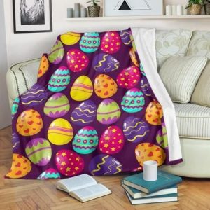 FOR KIDS EASTER EGGS BEST SELLER FLEECE BLANKET GIFT FOR FAN