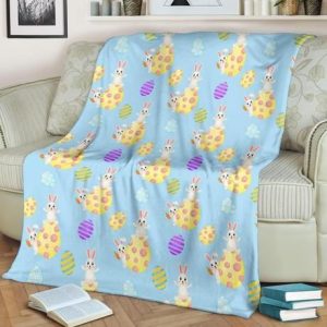 EASTER EGGS BEST SELLER FLEECE BLANKET GIFT FOR FAN