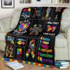 AUTISM AWARENESS IT’S OK TO BE DIFFERENT FLEECE BLANKET
