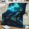A DISTANT PLANET FLEECE BLANKET GIFT FOR FAN