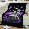 ASTRONAUT TECHNO MUSIC DJ BEST SELLER FLEECE BLANKET GIFT FOR FAN
