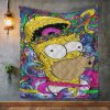 The Simpsons Painting Art Blanket