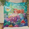 The Little Mermaid Princess Disney Christmas Gifts Lover Blanket