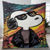 Snoopy Aka Joe Cool Tie-dye Christmas Gifts Lover Blanket