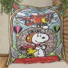 Snoopy Diamond Peanuts Cartoon Christmas Gifts Lover Blanket