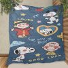 Snoopy Lover My Boy Good Luck Christmas Gifts Lover Blanket