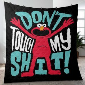 Elmo Dont Talk Me Shit ! TV show Christmas Gifts Lover Blanket