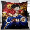 Colorful Monkey D. Luffy One Piece Manga Christmas Gift Lover Blanket