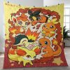 Pokemon Go Eevee Evolution Games Ver2 Christmas Gifts Lover Blanket