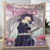 Cute Kochou Shinobu Kimetsu no Yaiba Anime A123 Gifts Lover Blanket