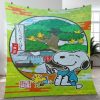 Funny Snoopy Love Bonsai Peanuts Cartoon Ver3 Gift Fan Blanket