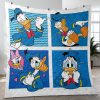 Donald Duck Full Face Funny Walt Disney Cartoon Ver2 Gift Lover Blanket
