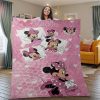 Minnie Mouse Disney Cartoon Gifts Lover Blanket