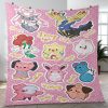 Fairy Type Pokemon Sticker 3 Gift Lover Blanket