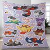 Flying Type Pokemon Sticker 19 Gift Lover Blanket