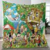 Party Tree House Snoopy Charlie Brown The Peanuts Cartoon Gift Lover Blanket