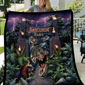 Jurassic Park Fleece Blanket