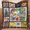 Hippie Snoopy With Groovy Flowers And Peace Love Symbol Snoopy Have A Groovy Friday Blanket