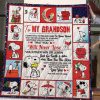 Snoopy Charlie Brown The Peanuts Cartoon I Want You To Believe 1k87 Gift Lover Blanket