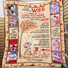 Snoopy Wife Love You Most The Peanuts Cartoon 1k92 Gift Lover Blanket