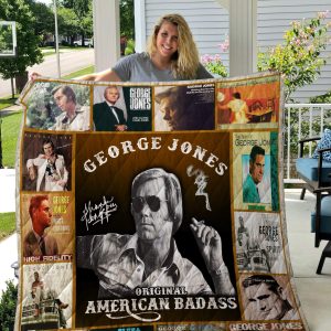 George Jones Famous Single Blanket