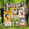 Peanuts Lover Snoopy Lover Fleece Blanket Blanket 8