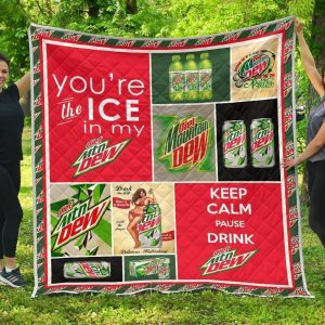 Diet Mountain Dew Blanket Funny Gift For Soft Drink Lover 3D Blanket 35
